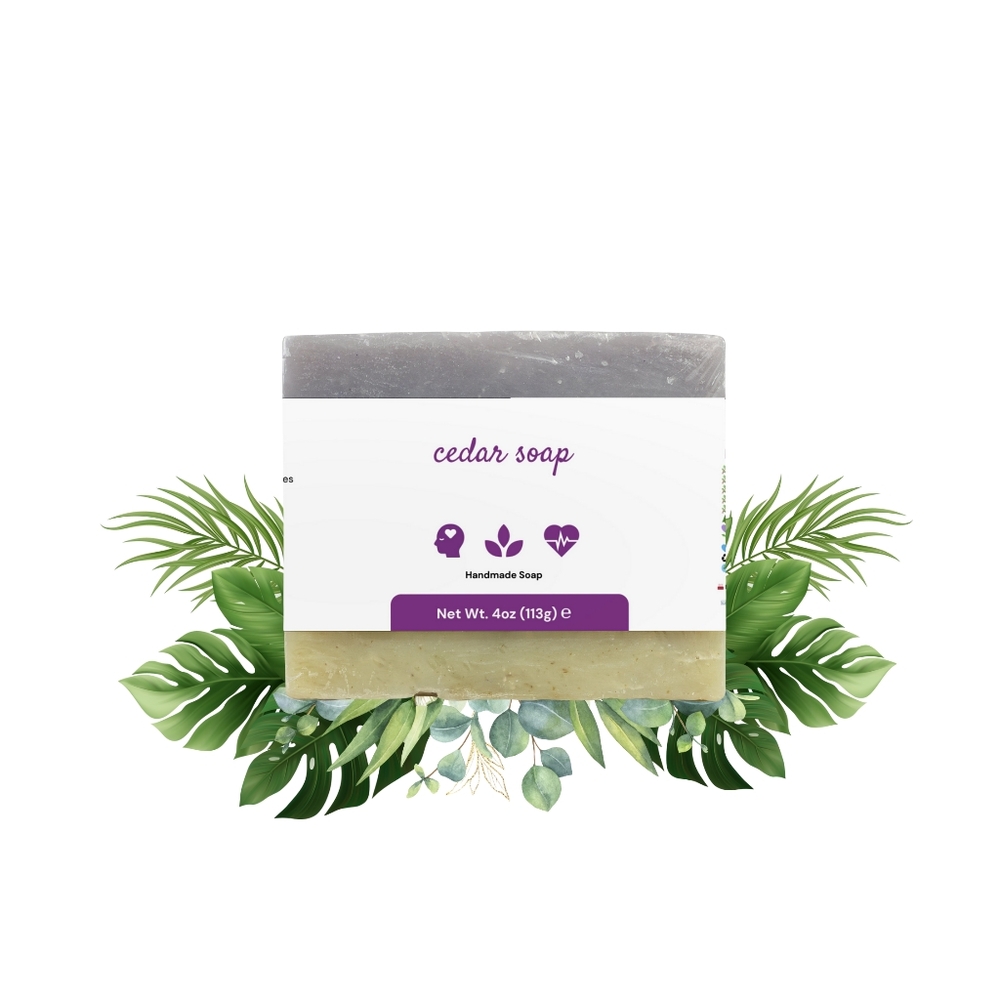 Handmade Cedar Soap All Natural Goatsmilk Soap